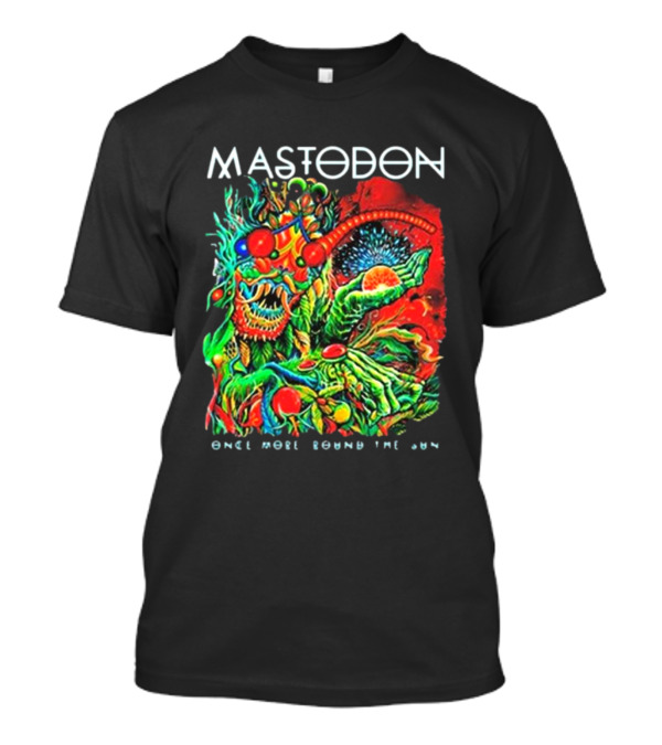 Mastodon Once More Round The Sun Psychedelic Artwork T-Shirt