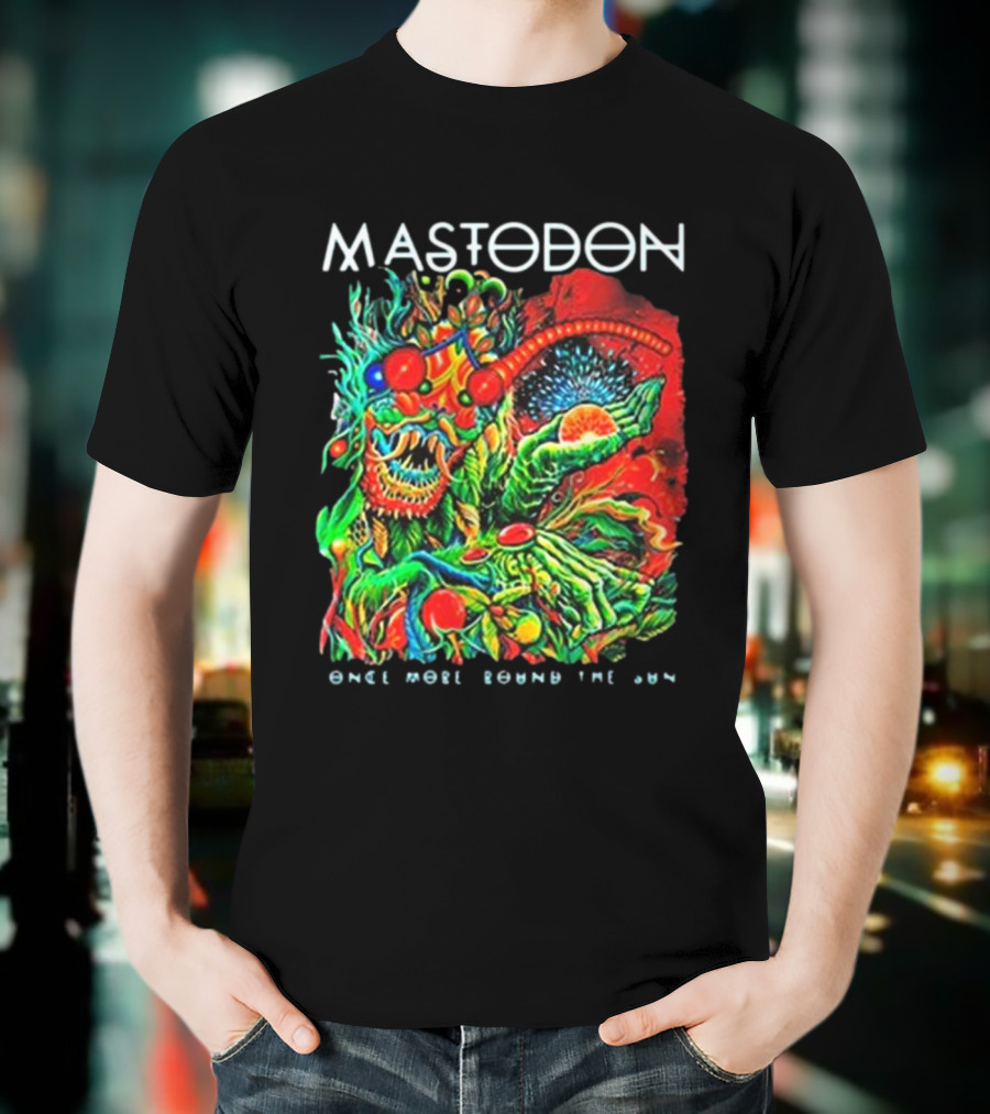 Mastodon Once More Round The Sun Psychedelic Artwork T-Shirt