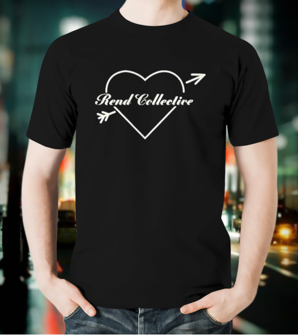 Rend Collective Heart Arrow Valentine Design T-Shirt