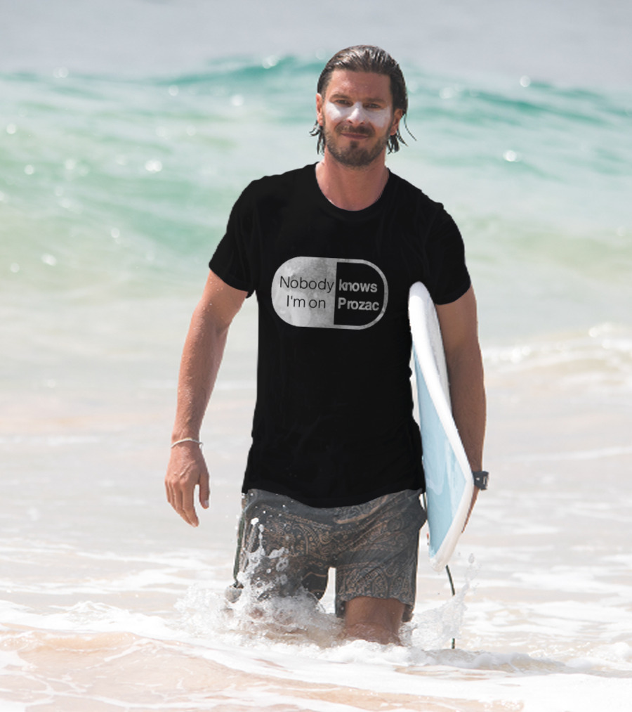 Nobody Knows I'm On Prozac Robbie Williams T-Shirt