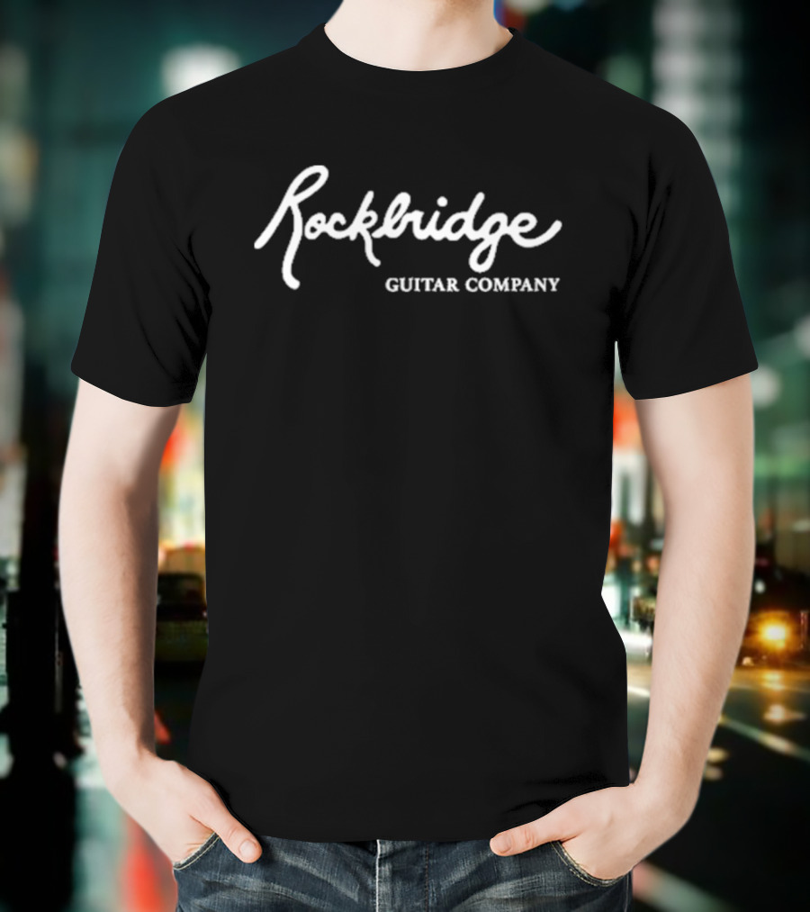 Rockbridge Guitar Company Classic Script Branding T-Shirt
