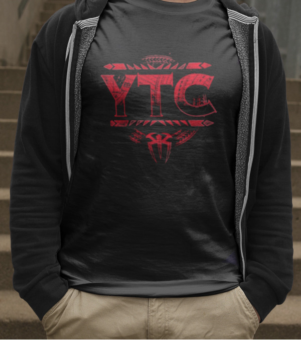 Roman Reigns YTC Red Tribal Insignia T-Shirt