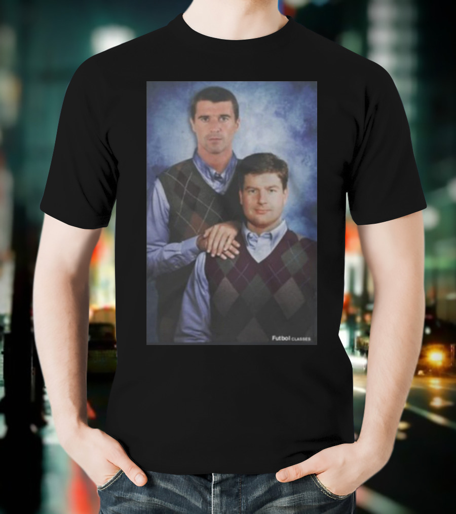 Roy Keane Denis Irwin Futbol Classics T-Shirt