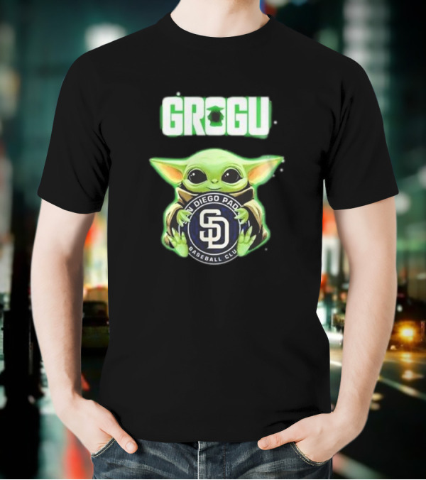 San Diego Padres Baseball Club Grogu 2025 T-Shirt