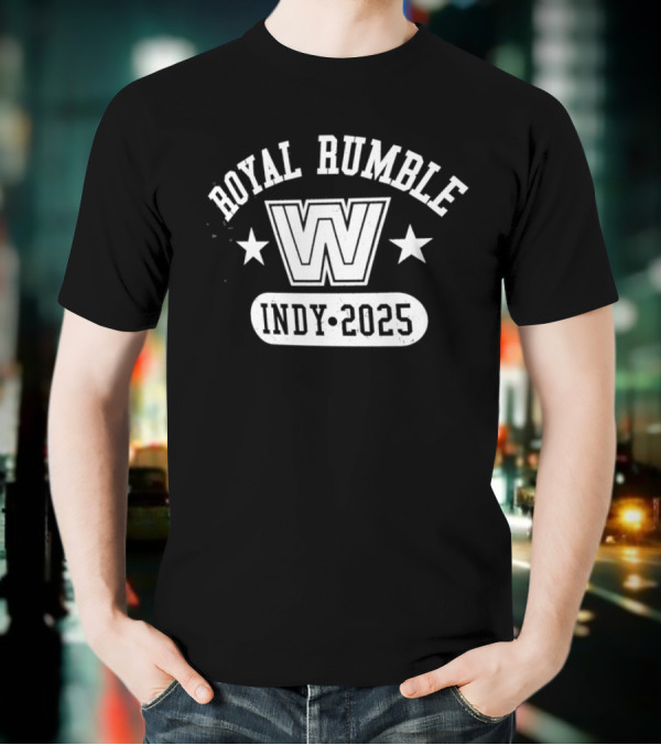 Royal Rumble Indy 2025 WWE Event Stars T-Shirt