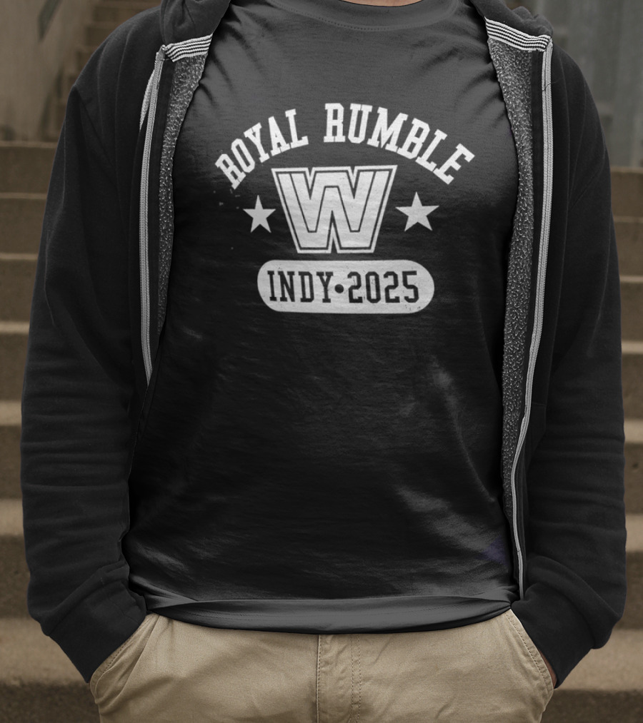 Royal Rumble Indy 2025 WWE Event Stars T-Shirt