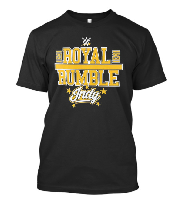WWE Royal Rumble 2025 Indy Gold Stars T-Shirt