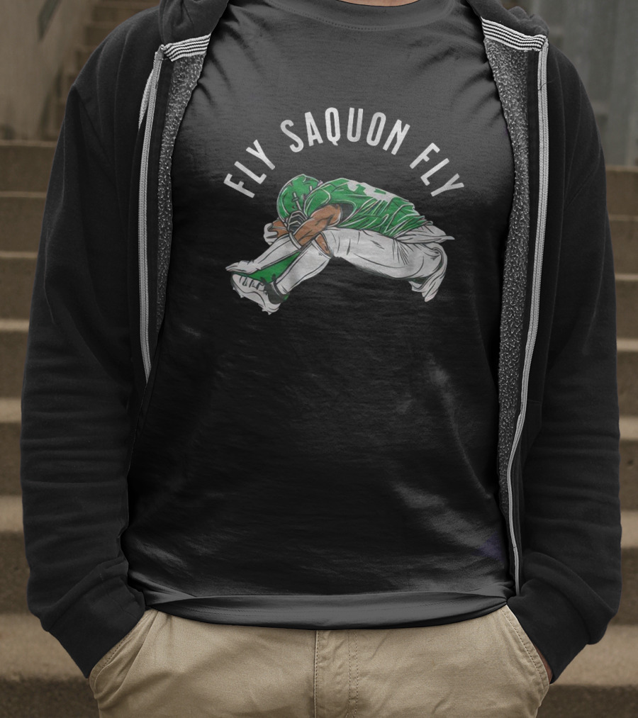 Fly Saquon Fly Philadelphia Eagles Win Washington Commanders T-Shirt