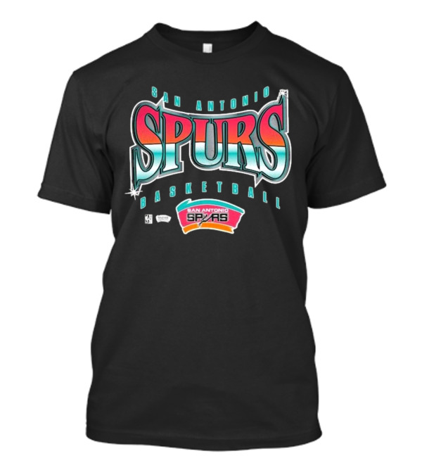 San Antonio Spurs Basketball Retro Logo Vintage Style T-Shirt