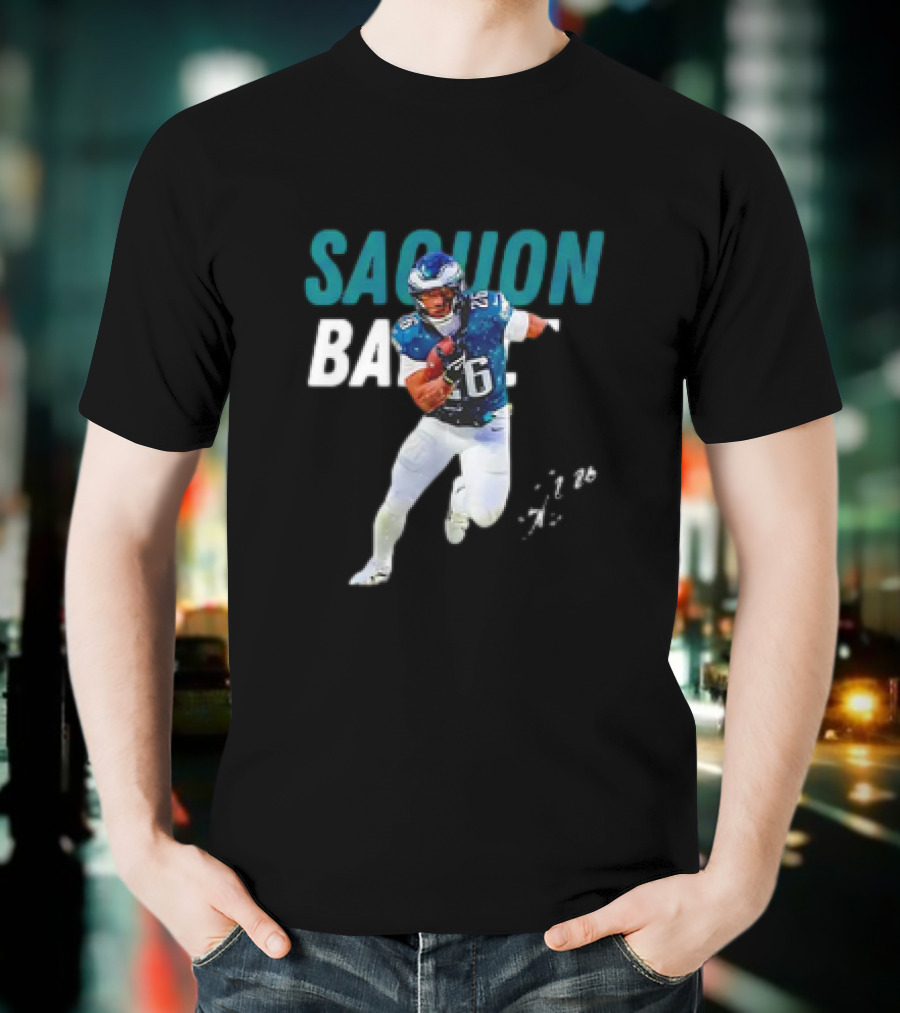 Saquon Barkley Philadelphia Eagles 26 Signature Edition T-Shirt