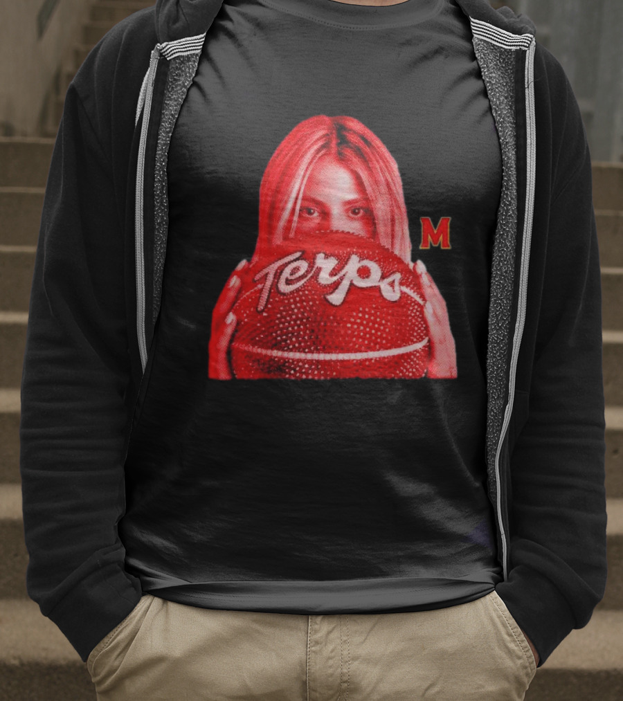 Saylor Poffenbarger Terps Basketball Maryland M T-Shirt