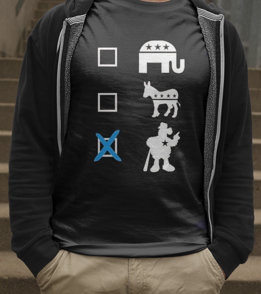 Schwarbocrat Philitical Aphiliation Elephant Donkey Duck Star Boxes T-Shirt