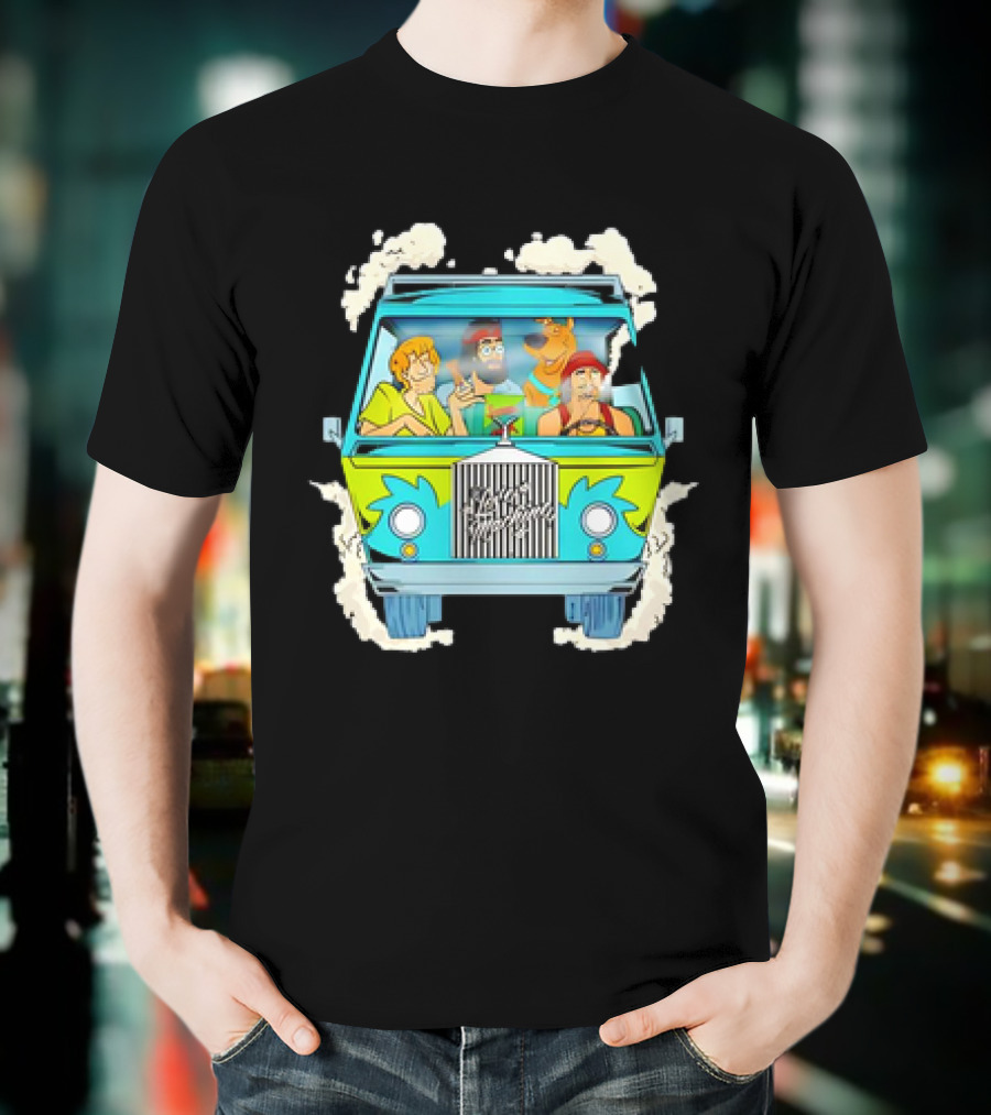 Scooby DOOBIE Doo Mystery Machine Vintage Smoke Adventure T-Shirt