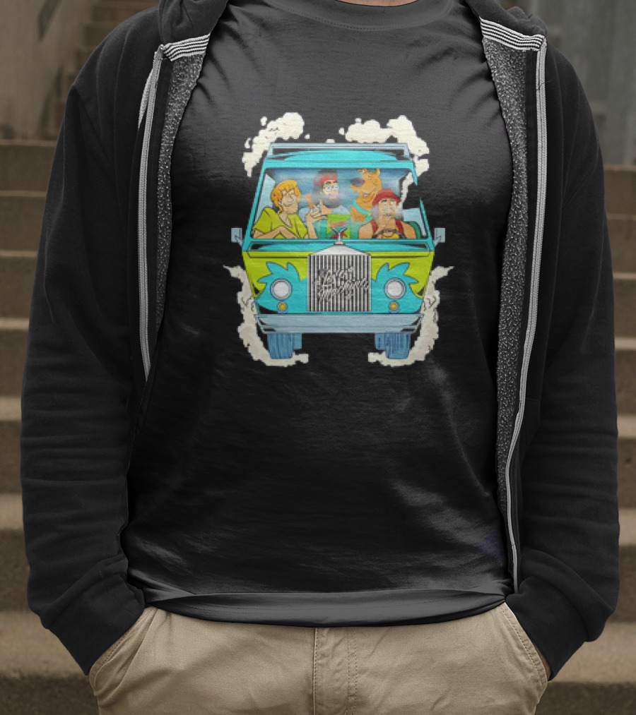 Scooby DOOBIE Doo Mystery Machine Vintage Smoke Adventure T-Shirt