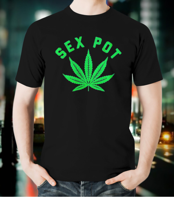 SEX POT Marijuana Leaf T-Shirt