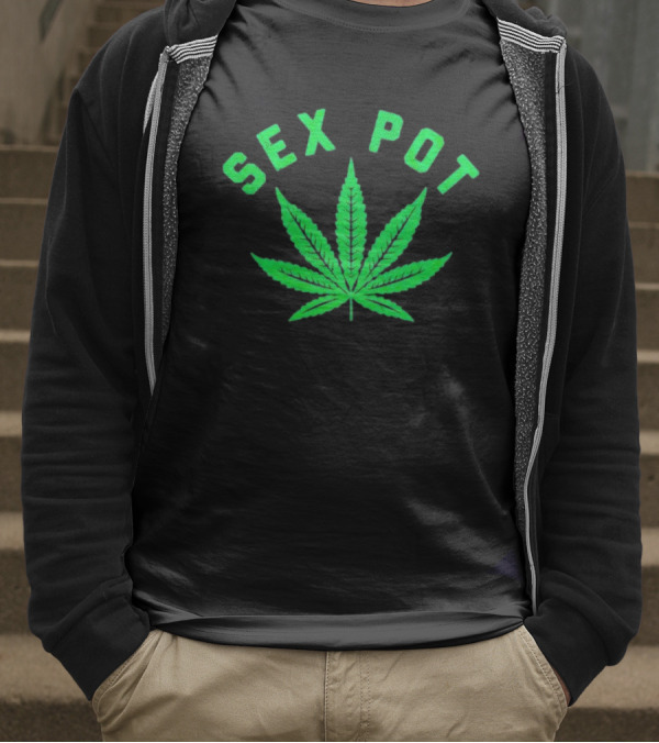 SEX POT Marijuana Leaf T-Shirt