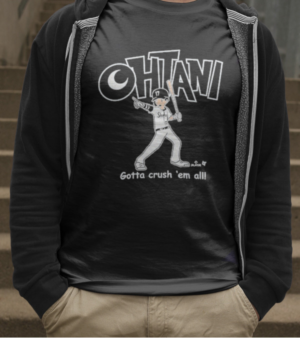 Shohei Ohtani Baseball Gotta Crush 'Em All T-Shirt