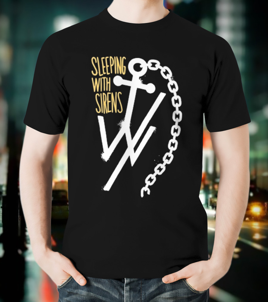 Sleeping With Sirens Anchor Chain Apparel T-Shirt