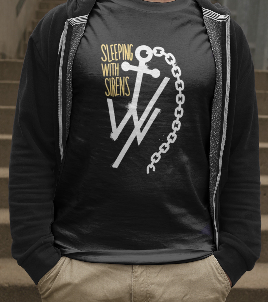 Sleeping With Sirens Anchor Chain Apparel T-Shirt