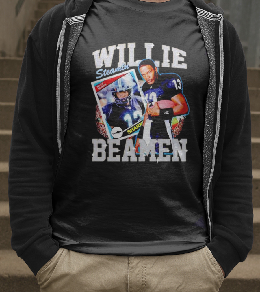 WILLIE STEAMIN BEAMEN SHARKS 13 T-Shirt