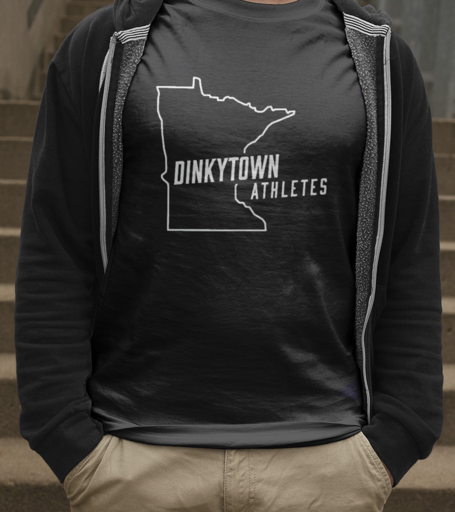 Ben Johnson Dinkytown Athletes Minnesota Outline T-Shirt