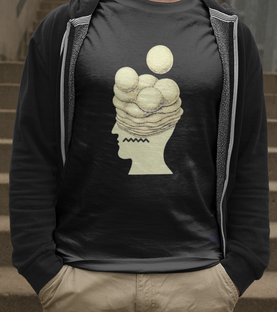 Brain Dead Growth Surreal Layers Optical Illusion T-Shirt