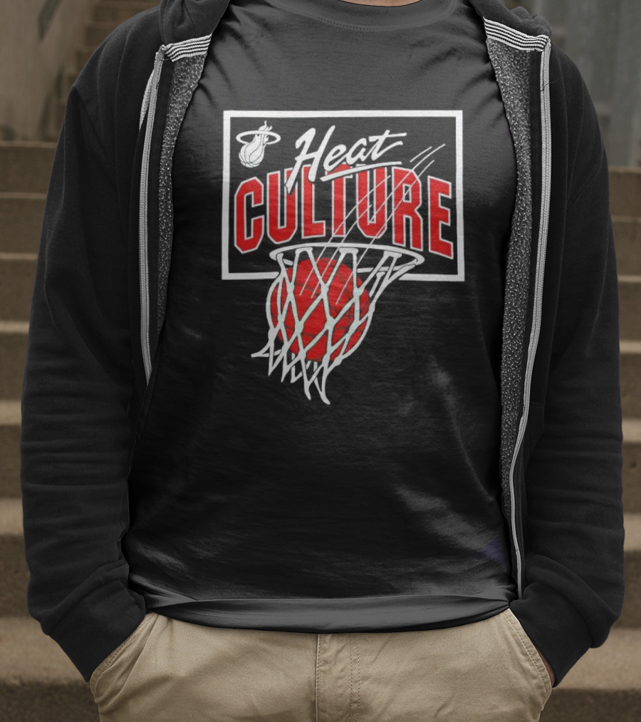 Heat Culture Basketball Net Miami Heat T-Shirt
