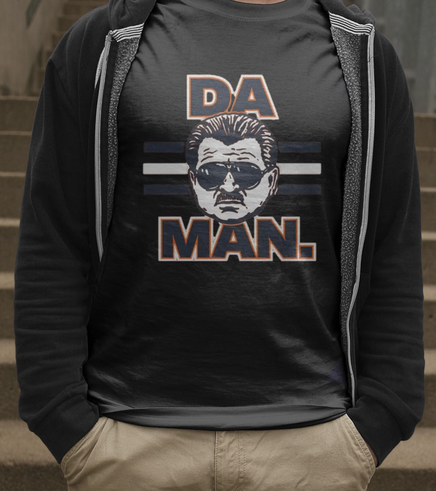 Mike Ditka Da Man Coach Sunglasses Iconic T-Shirt