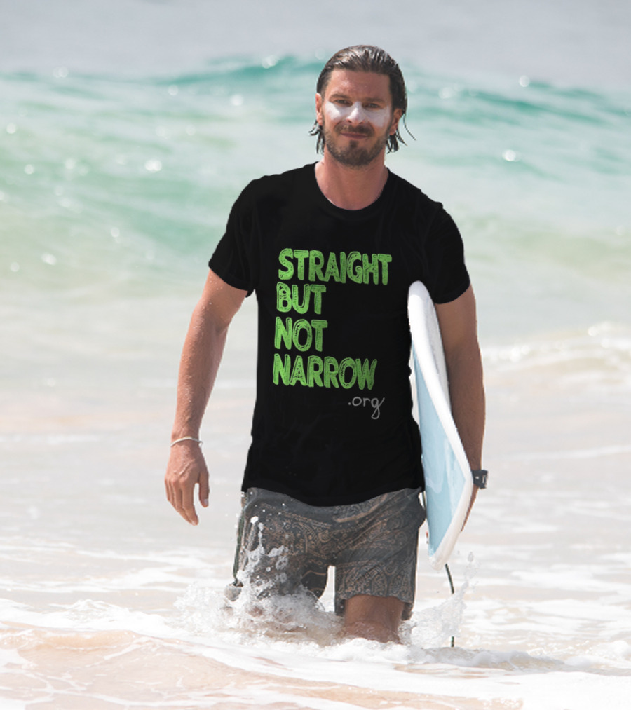 Josh Hutcherson Straight But Not Narrow Support .Org T-Shirt