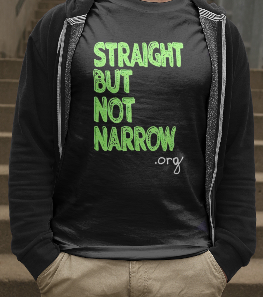 Josh Hutcherson Straight But Not Narrow Support .Org T-Shirt