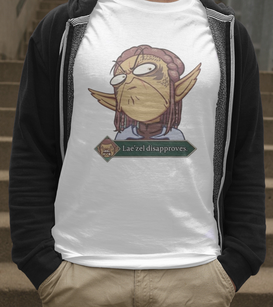 Lae’zel Disapproves Baldur's Gate Meme Expression T-Shirt