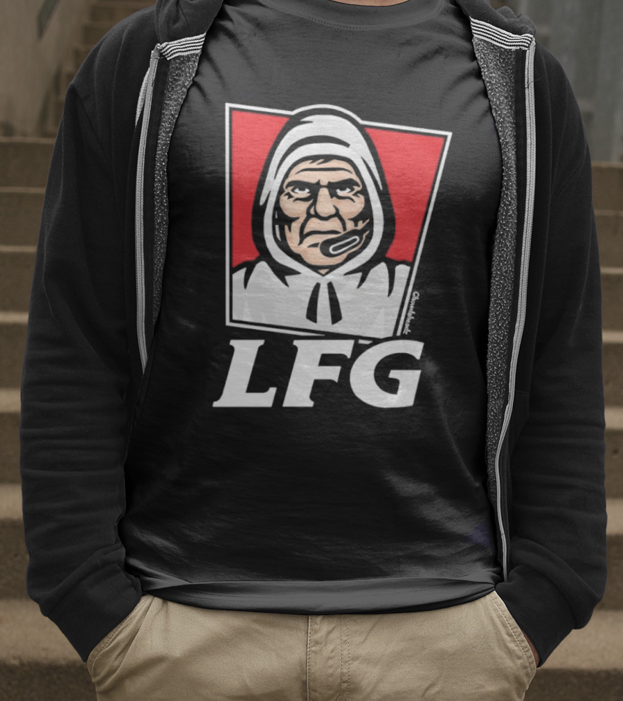 LFG Bill Belichick Hoodie Cartoon Sketch T-Shirt