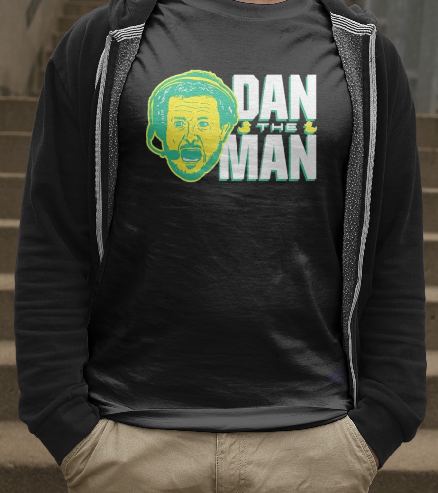 Oregon Fans Dan The Man Ducks Headset T-Shirt