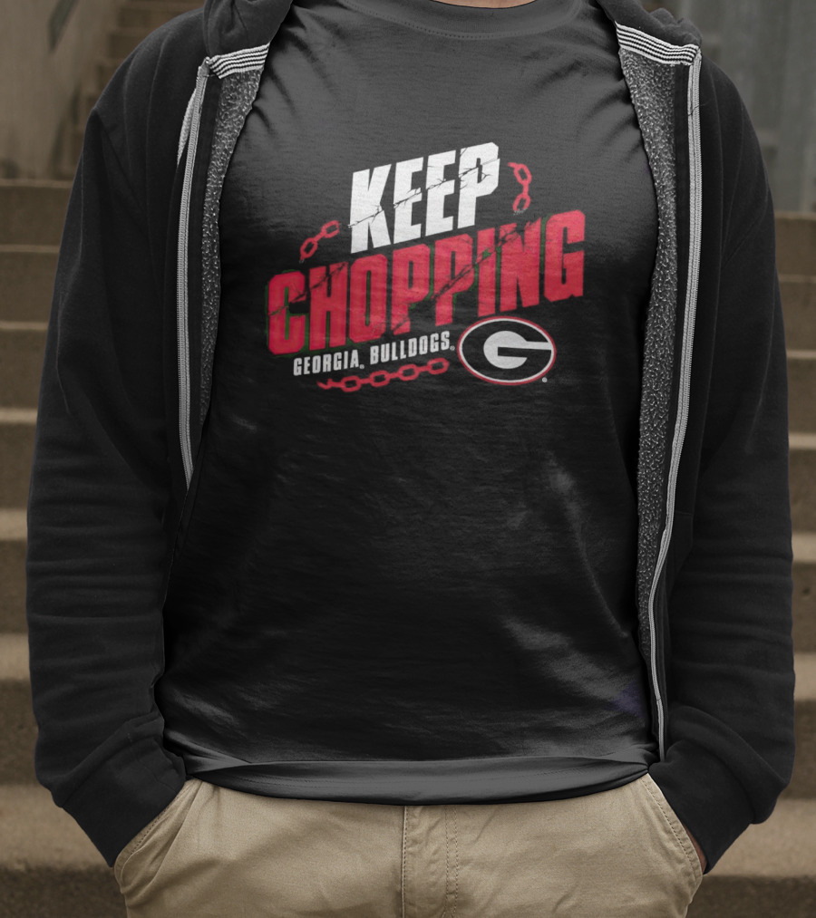 Keep Chopping Georgia Bulldogs G Logo Chain T-Shirt
