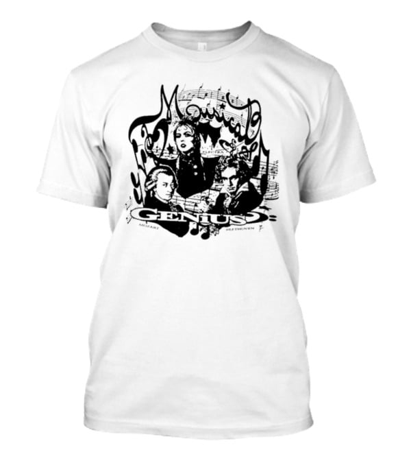 Musical Genius Mozart Beethoven Legendary Composers T-Shirt