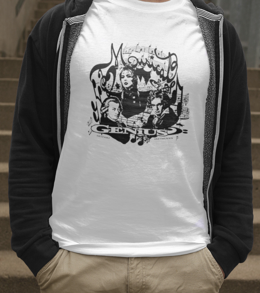 Musical Genius Mozart Beethoven Legendary Composers T-Shirt