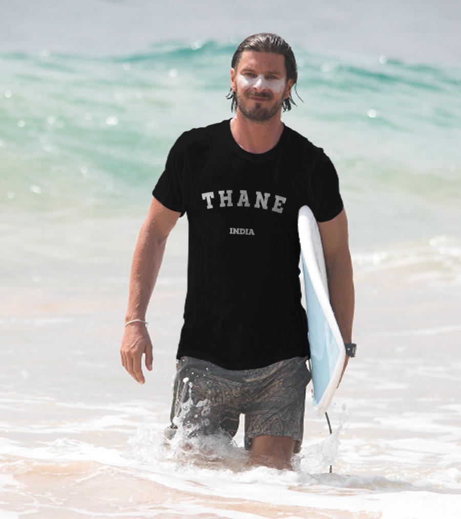 Thane India Classic Arch Lettering T-Shirt