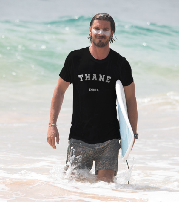Thane India Classic Arch Lettering T-Shirt