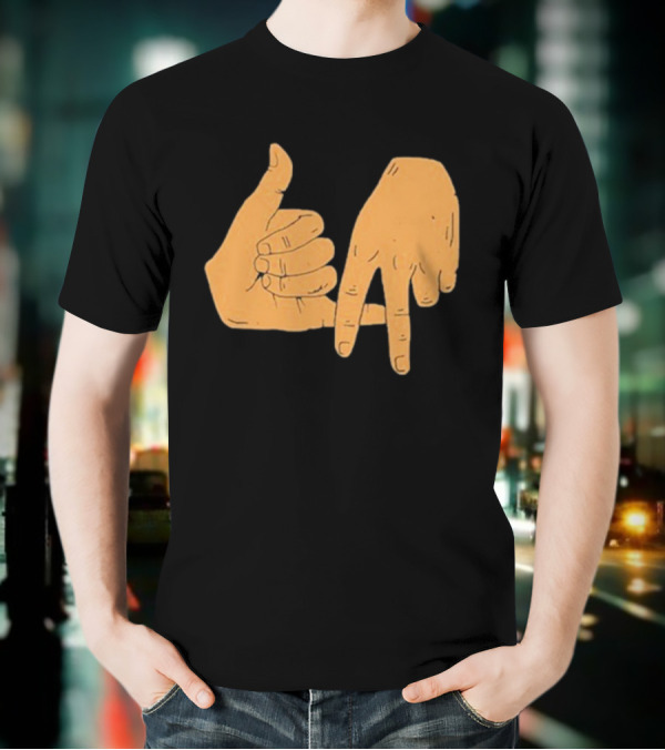 Dirty Coast Los Angeles Hand Gesture T-Shirt