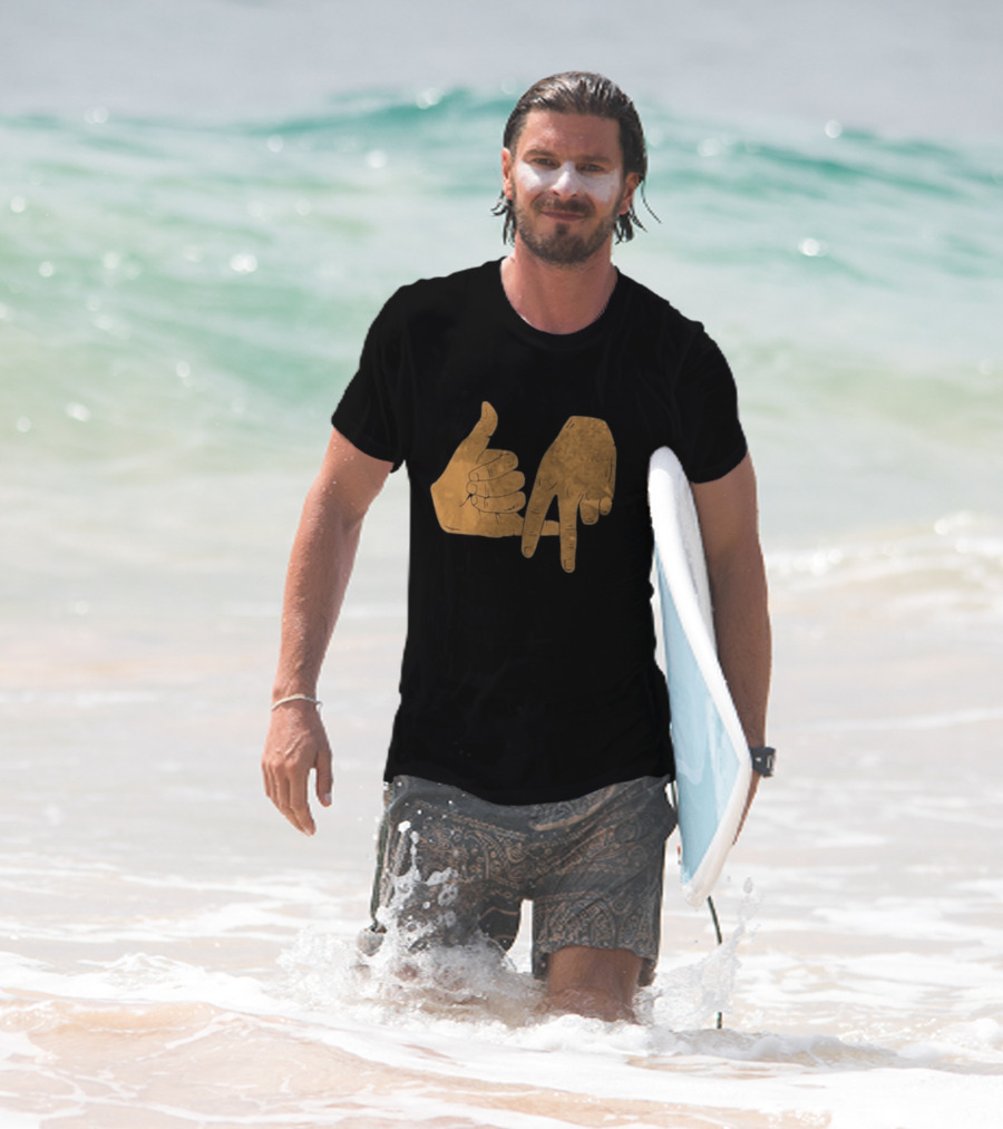 Dirty Coast Los Angeles Hand Gesture T-Shirt