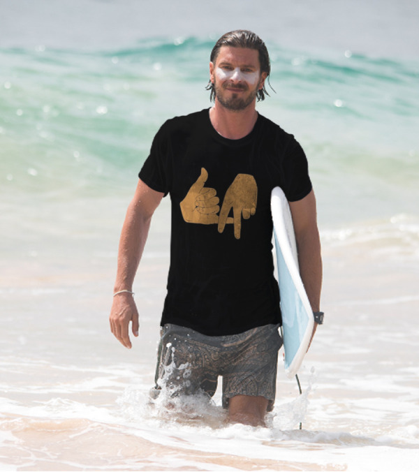 Dirty Coast Los Angeles Hand Gesture T-Shirt