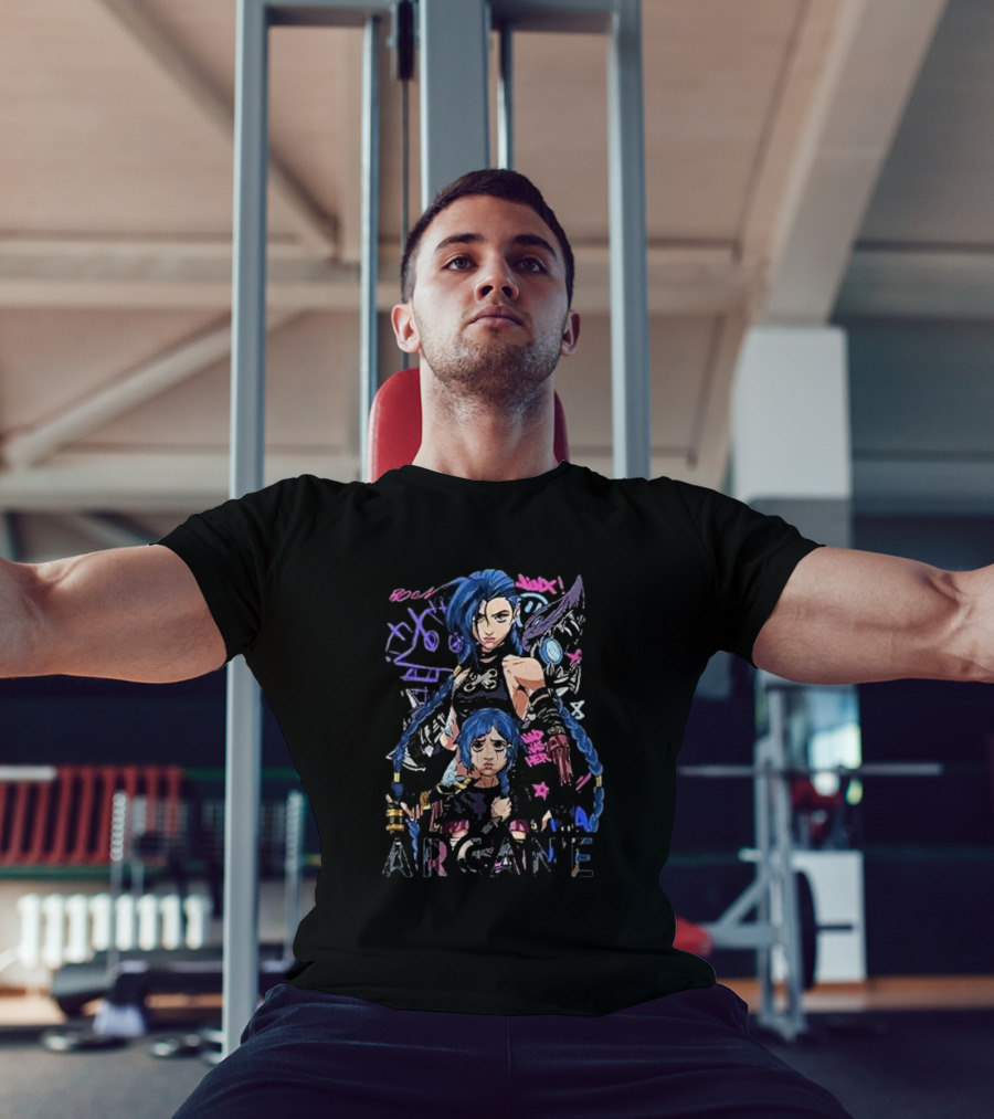 Jinx Arcane League Of Legends Roam Swagger T-Shirt