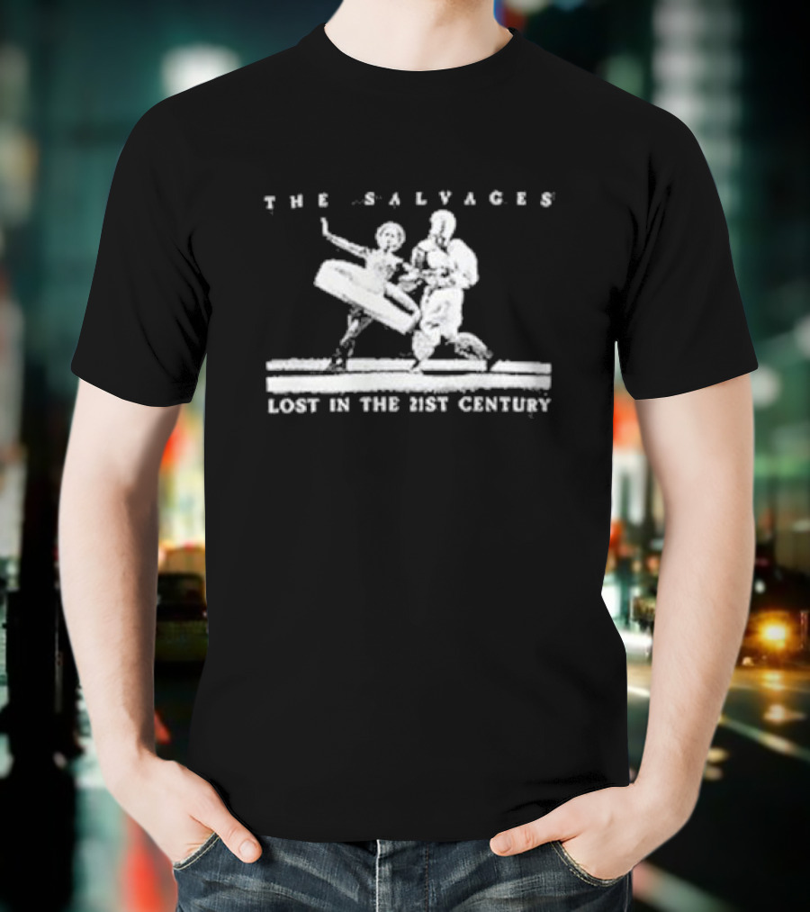 The Salvages Lost In The 21st Century Iconic Robot And Diver Scene T-Shirt