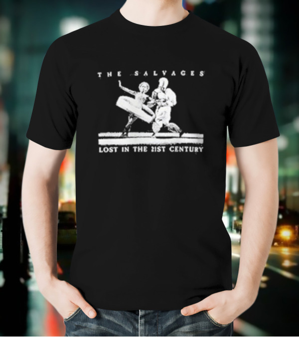The Salvages Lost In The 21st Century Iconic Robot And Diver Scene T-Shirt