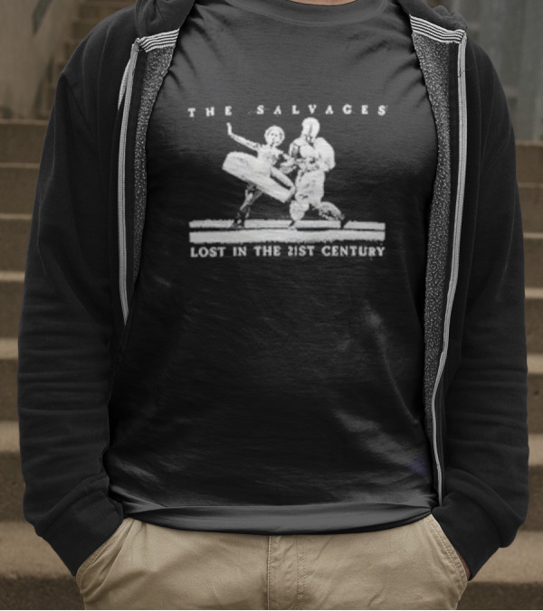 The Salvages Lost In The 21st Century Iconic Robot And Diver Scene T-Shirt
