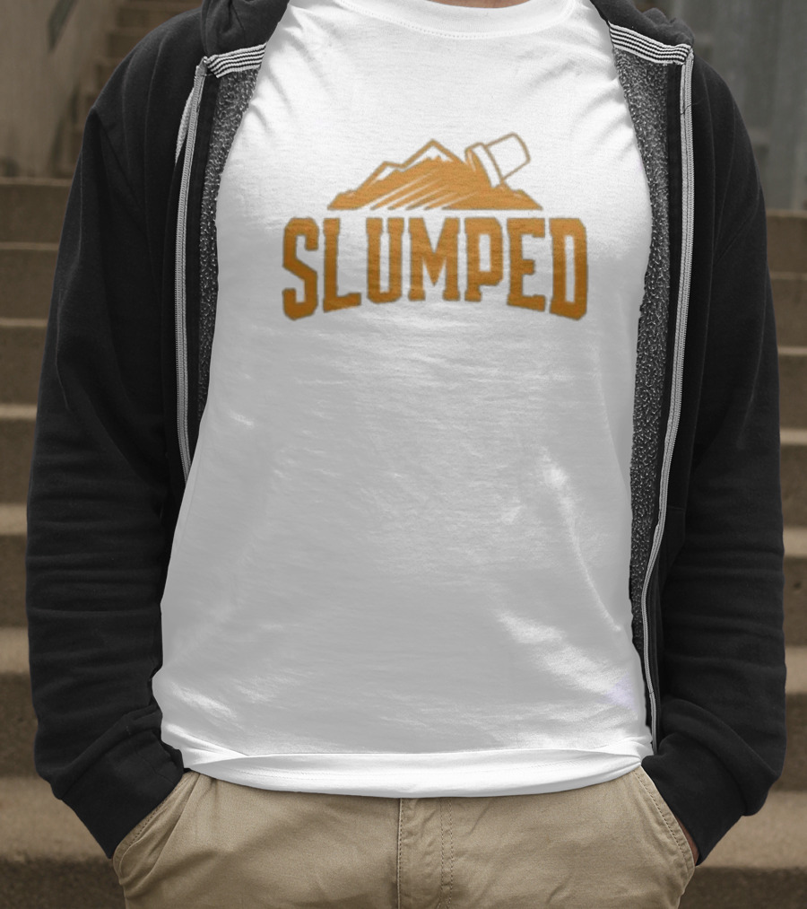 Slumped Gold Mountain Cup T-Shirt
