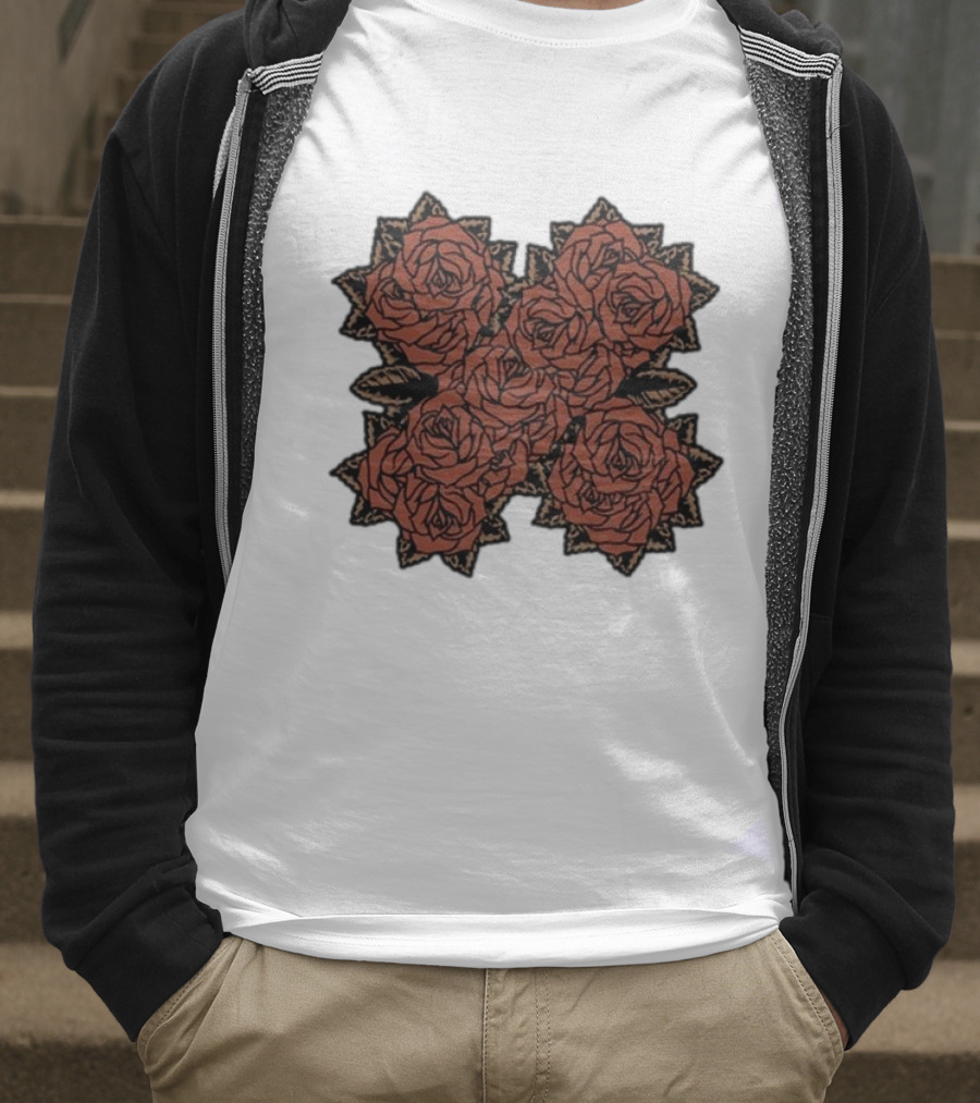 Xplr Sam And Colby Ribsplitter V.2 Floral Rose T-Shirt