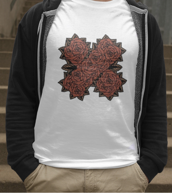 Xplr Sam And Colby Ribsplitter V.2 Floral Rose T-Shirt