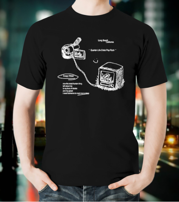 Chase Petra Soapy Water Long Beach California Quarter-Life-Crisis Pop Rock T-Shirt