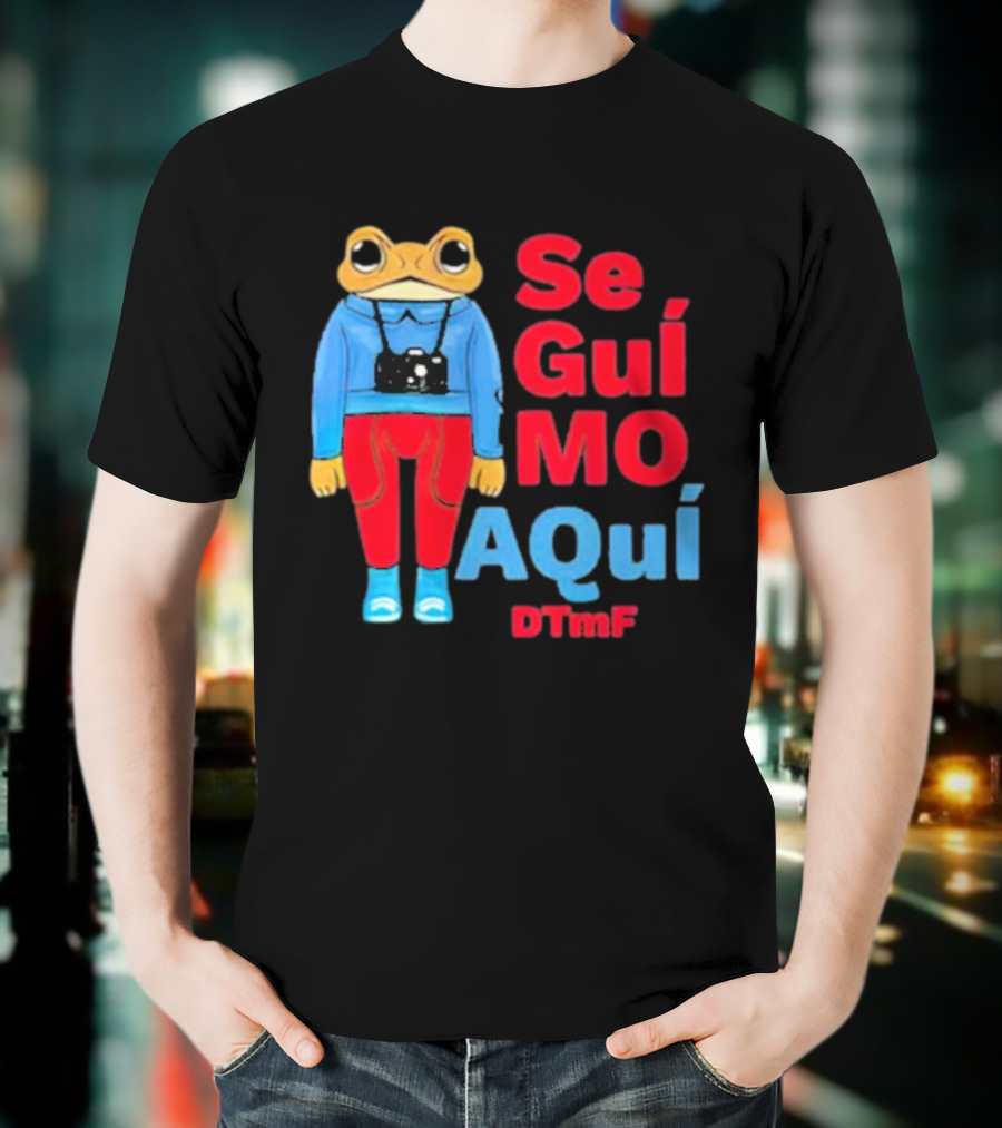Se Guí Mo Aquí DTMF Frog With Camera T-Shirt